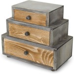 Adding Functionality And Beauty With Wood Storage Drawers