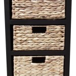 Decorate Your Home With A Stylish 3 Drawer Wicker Storage