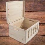 Maximizing Space With Large Wooden Storage Boxes