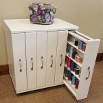 Organize Your Sewing Thread With Sewing Thread Storage Cabinets