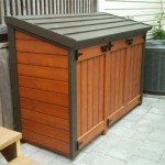 Stylish Outdoor Trash Can Storage Sheds