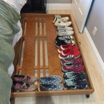 The Best Way To Maximize Bedroom Space: Under Bed Shoe Storage With Wheels
